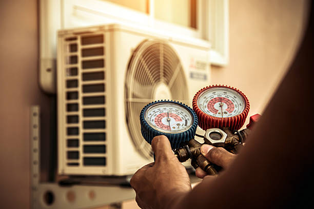 Professional Furnace Repair technician working in Twelve Mile, IN